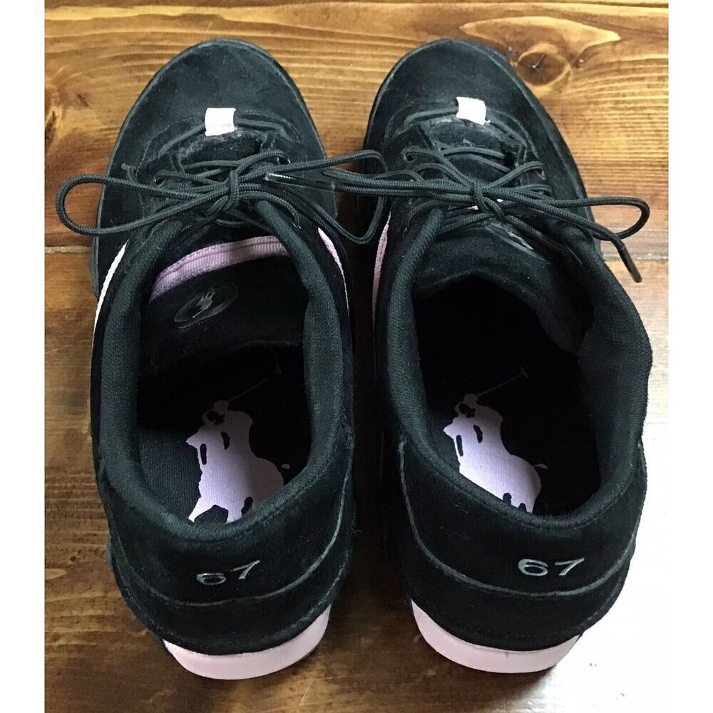 Woman’s Pink and Black Polo 67 Sneakers Size 6.5 - Picture 3 of 5